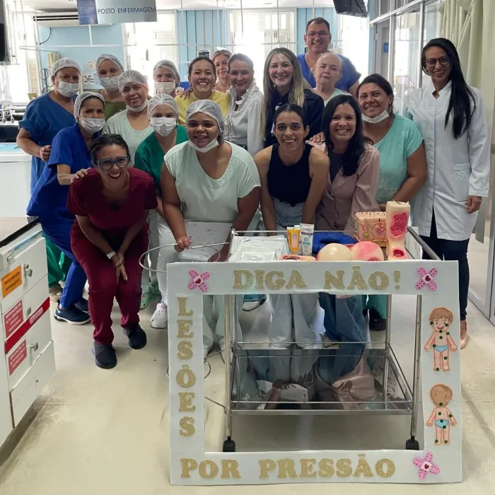 Hospital Santa Isabel realiza ação educativa de prevenção de lesão por pressão