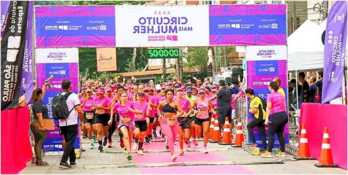 Atletas Lorrany e Yasmin, da Secretaria Municipal de Esporte de Araçatuba, vão correr no Circuito Mais Mulher 2025