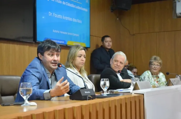 Câmara concede título de Cidadão Ludovicense ao médico Fausto Arantes dos Reis