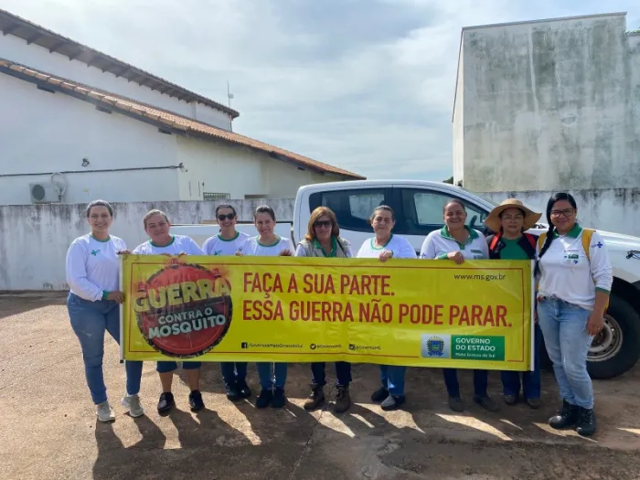 Mutirão contra a dengue elimina mais de 4.500 depósitos e encontra 28 focos do Aedes aegypti em Brasilândia
