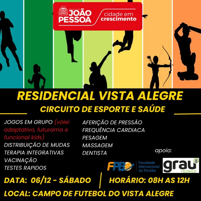 Prefeitura leva Circuito de Esporte e Lazer para os moradores do Residencial Vista Alegre