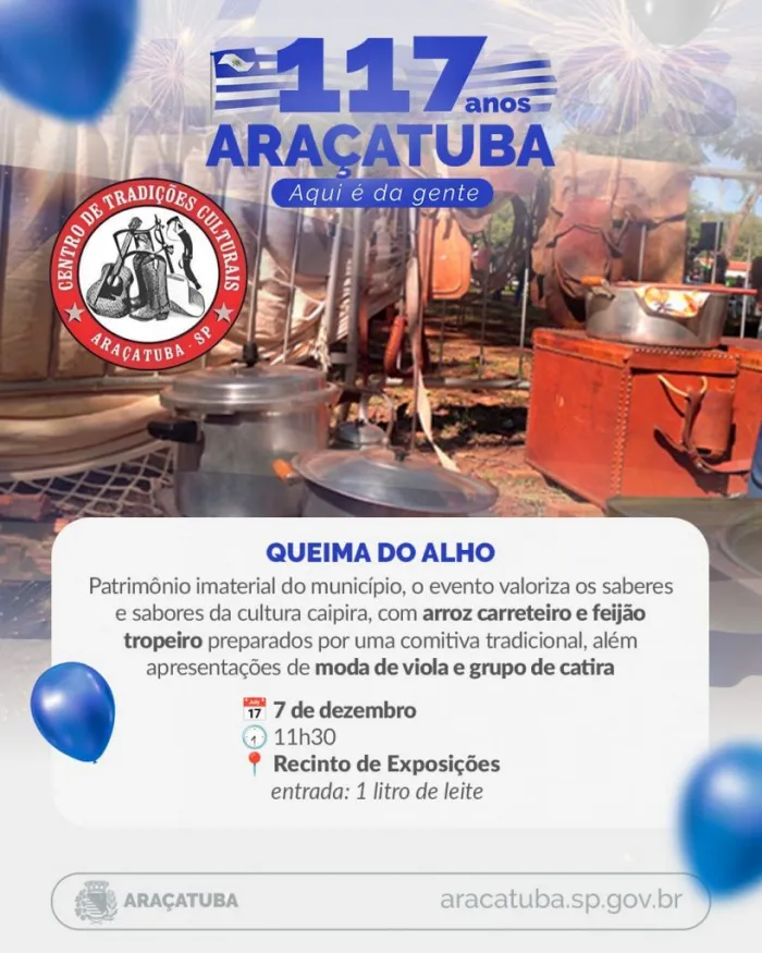 Foto: Reprodução/Prefeitura de Araçatuba - SP