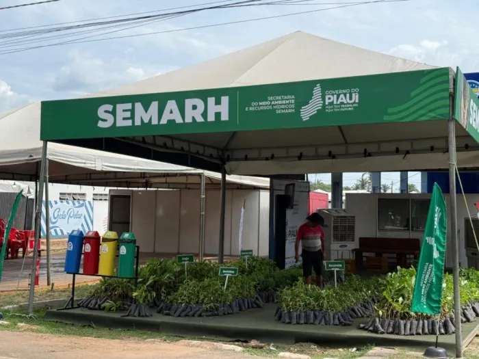 Semarh chega à 74ª Expoapi com novidade no licenciamento ambiental e distribuição de mudas