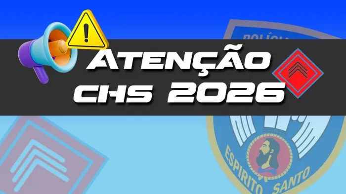 Prova de conhecimento intelecto-profissional CHS/2026 - novo ensalamento