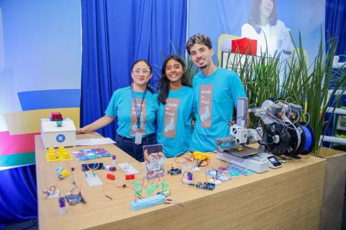 Na Expoapi, Seduc apresenta projetos criados por estudantes e destaca revolução educacional nas escolas