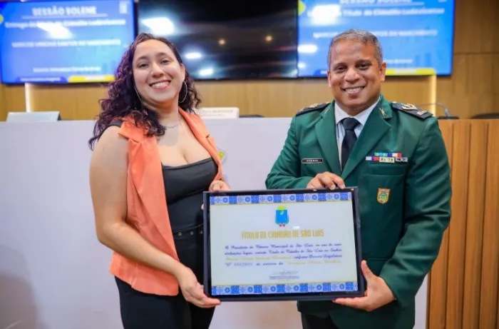 Câmara concede título de Cidadão Ludovicense a Marcos Vinícius Santos do Nascimento