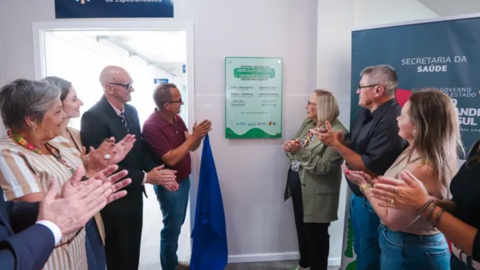 Em Vale do Sol, governo do Estado inaugura ambulatório de dermatologia com recursos do SUS Gaúcho