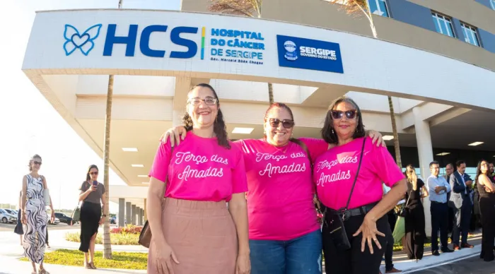 Pacientes oncológicos e instituições de apoio celebram inauguração do Hospital do Câncer de Sergipe