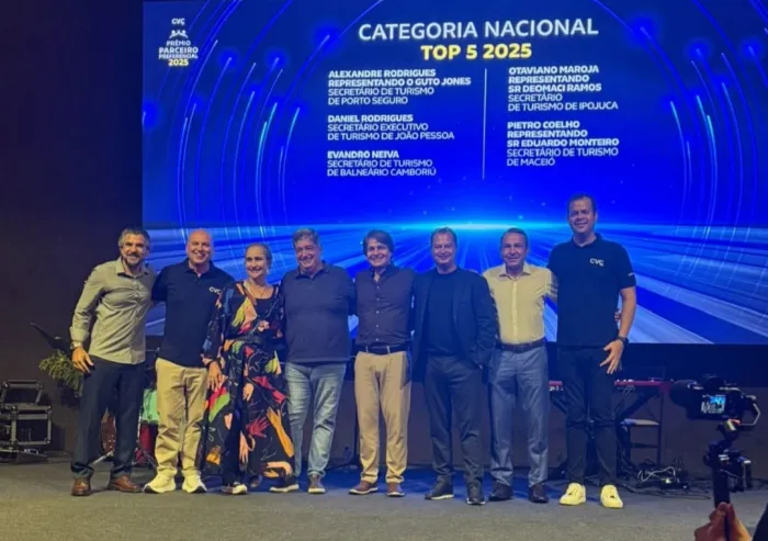 João Pessoa está entre os cinco destinos turísticos do país parceiros preferenciais da Operadora CVC Corp