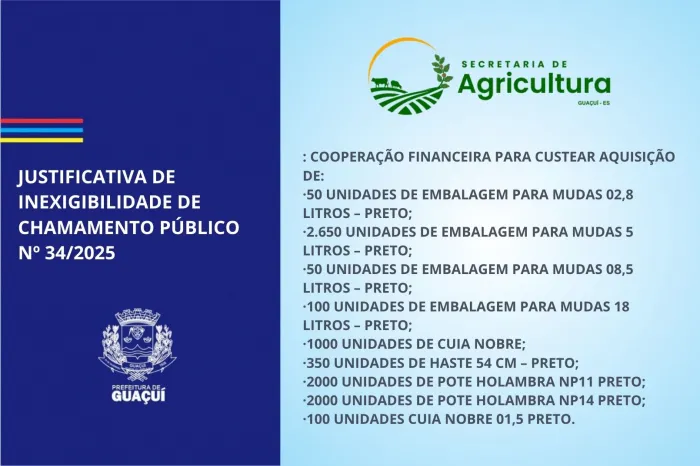 JUSTIFICATIVA DE INEXIGIBILIDADE DE CHAMAMENTO PÚBLICO Nº 34/2025