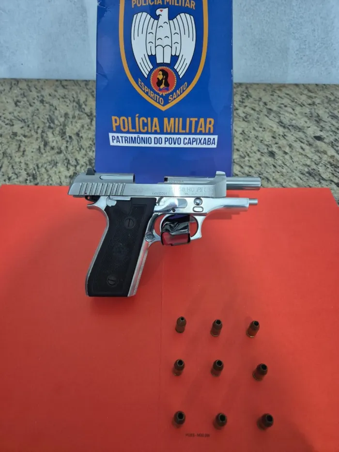 Polícia Militar retira arma de fogo de circulação após ação tática em Cachoeiro de Itapemirim