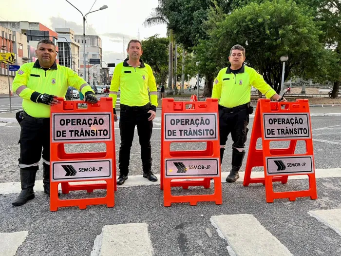 Semob-JP define plano operacional de trânsito para eventos deste fim de semana