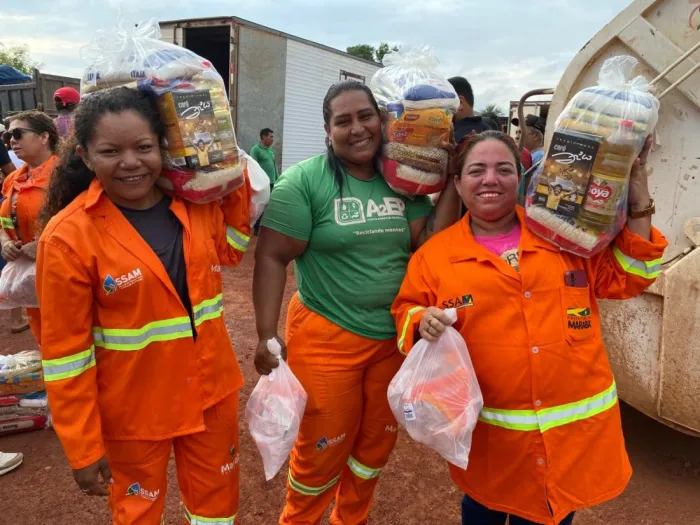 SSAM: Serviço entrega 1200 cestas básicas a servidores