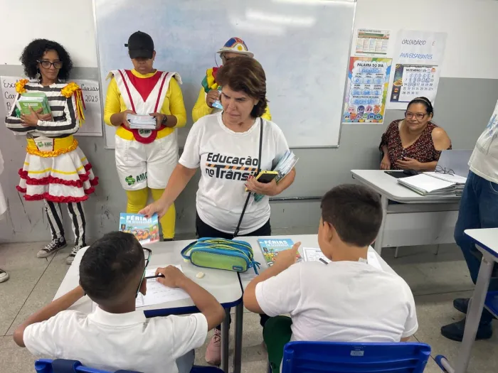 AMC realiza ação de educação para o trânsito em mais três escolas da rede municipal