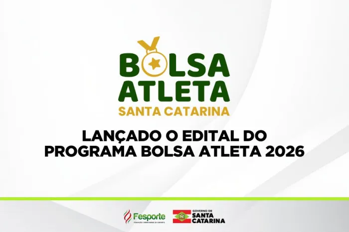 Governo do Estado lança edital do Programa Bolsa Atleta 2026
