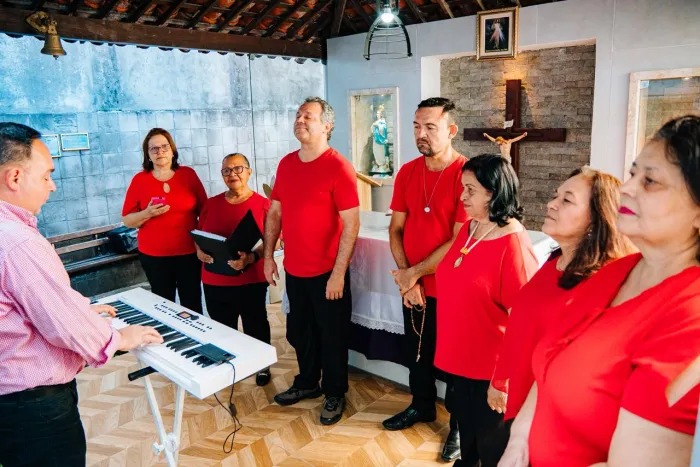 Hospital Edson Ramalho realiza cantata de Natal para pacientes, acompanhantes e colaboradores