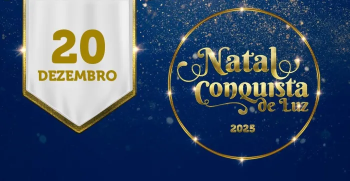 Praça Tancredo Neves recebe atrações musicais do Natal Conquista de Luz neste sábado, 20