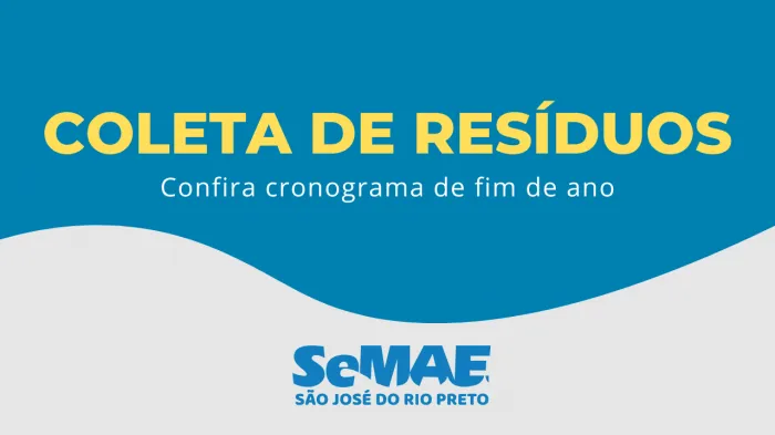 Orientações sobre a coleta de lixo domiciliar no período de festas