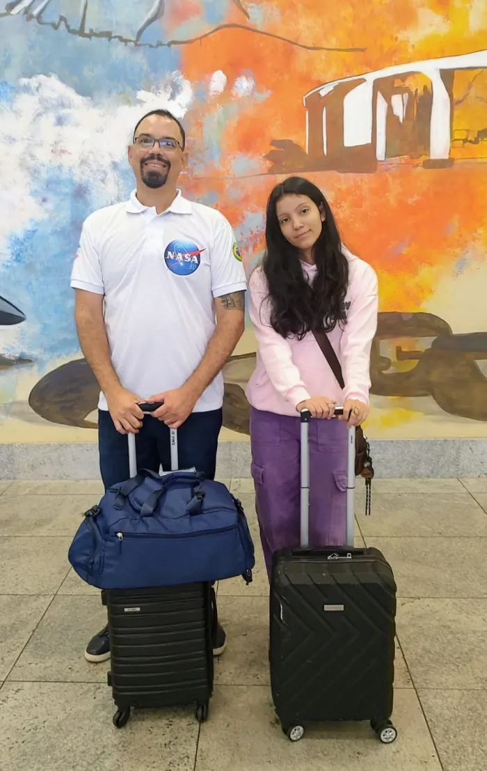 Estudante da Rede embarca para conhecer a Agência Espacial Americana (Nasa)