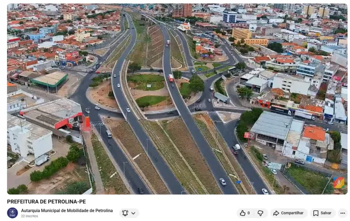 Prefeitura de Petrolina implanta câmera com imagens em tempo real do trânsito na Ponte Presidente Dutra