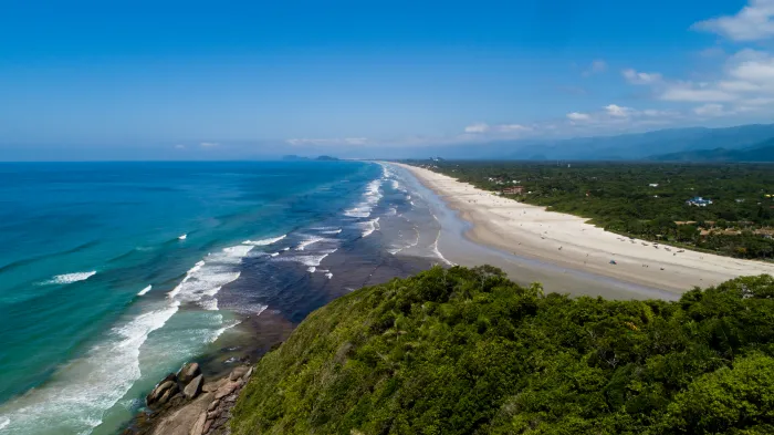 Todas as praias de Bertioga estão próprias para banho de mar