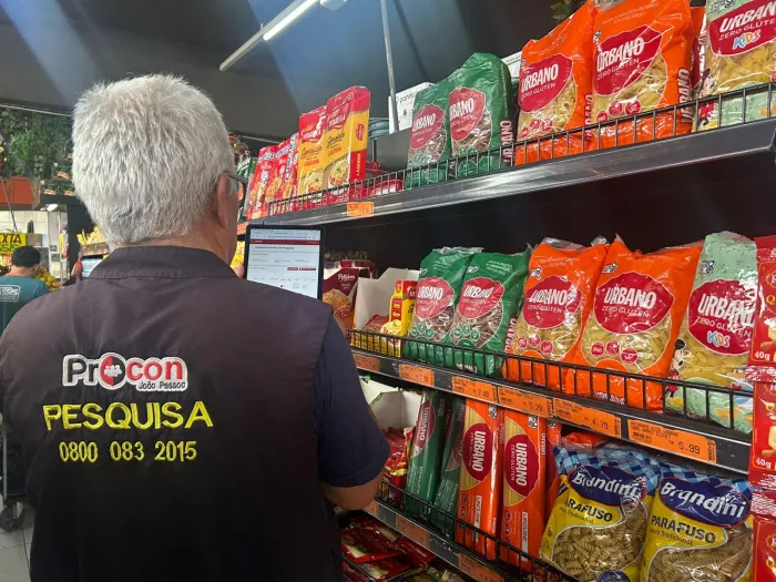 Número de pesquisas de preços realizadas pelo Procon-JP este ano chega a 179, superando 2024