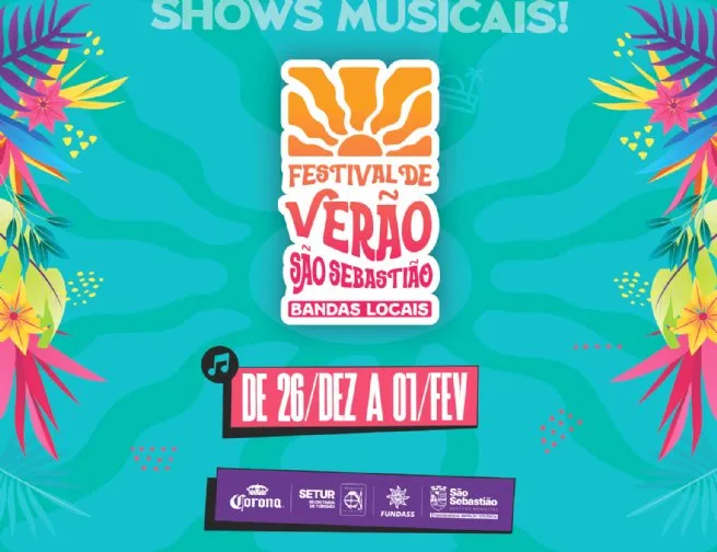 Prefeitura de São Sebastião inicia programação cultural de verão com artistas locais nesta sexta-feira
