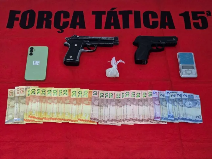 Militares apreendem ilícitos em Muqui