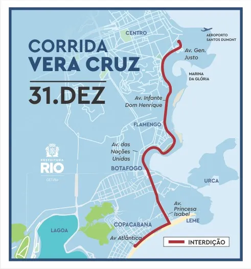 CET-Rio implanta esquema especial de trânsito para a Corrida Vera Cruz