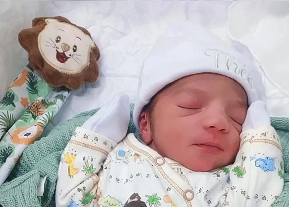 Primeiro bebê de 2026 nascido em Praia Grande é um menino