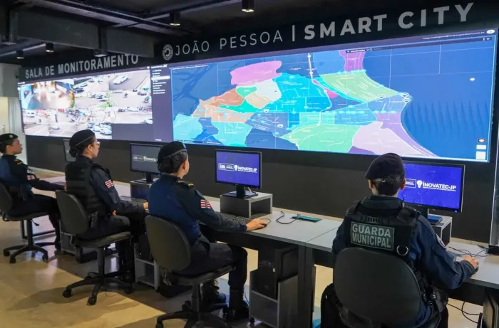 Câmeras inteligentes da Smart City de João Pessoa ajudam Guarda Civil a prender foragido da Justiça