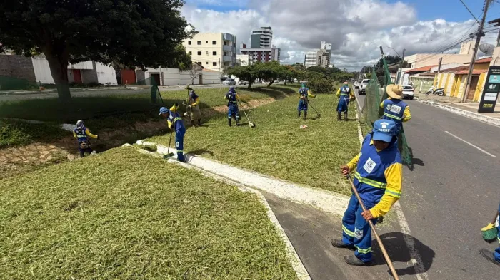 Sesep mantém serviços de limpeza com mutirões e poda de árvores em toda a cidade