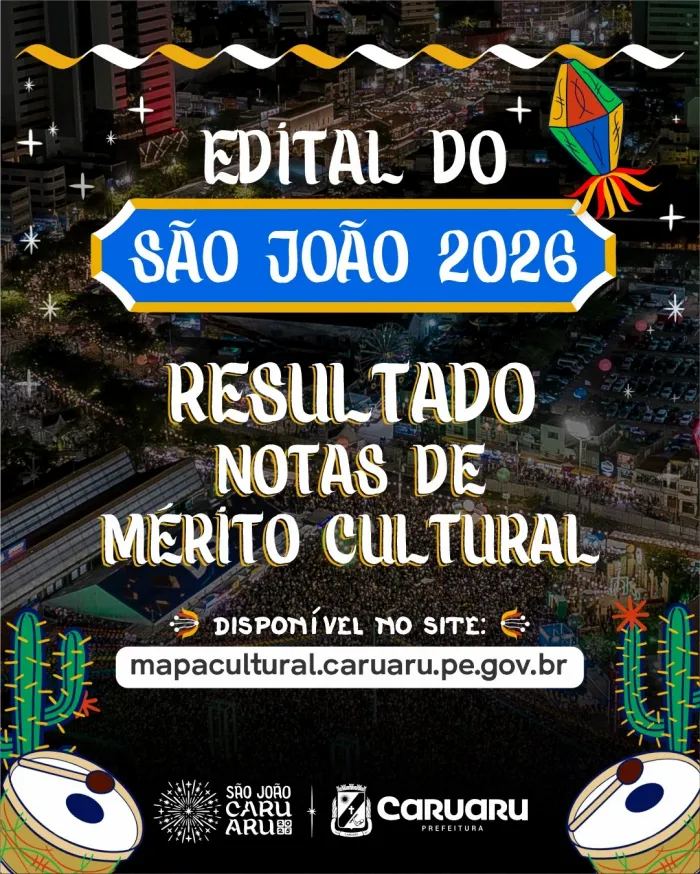 Fundação de Cultura divulga notas de mérito cultural de editais do São João 2026