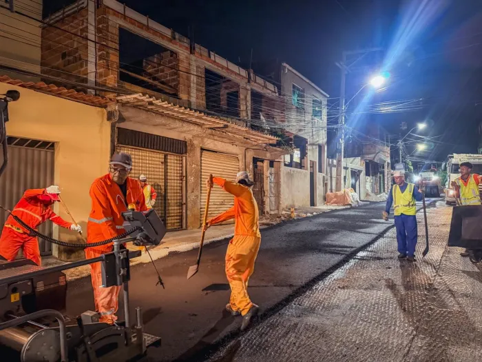 Obras do Pavimenta Lauro avançam no bairro de Itinga