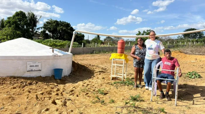 Seasic leva Programa Cisternas a Pedra Mole e garante acesso à água no semiárido sergipano