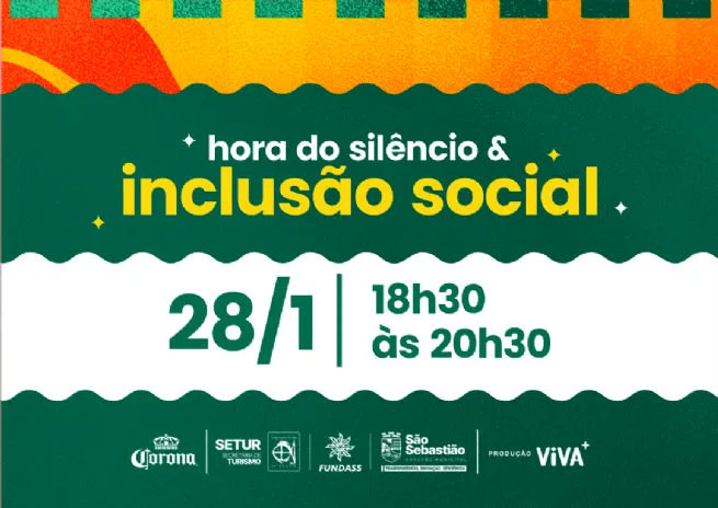 Hora do Silêncio e Inclusão Social no parque de diversões do Verão Show em São Sebastião