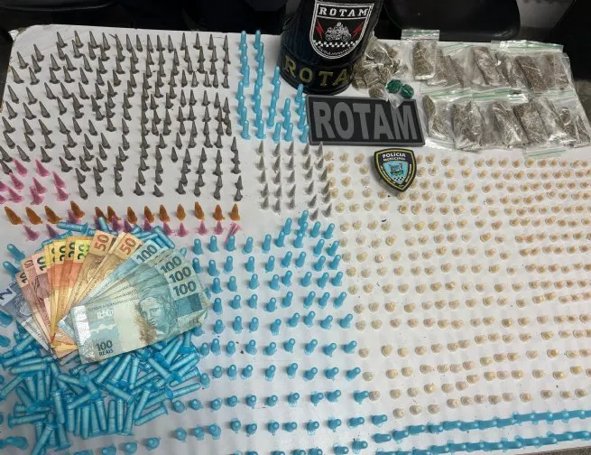 Polícia Municipal localiza mais de 1,4 quilo de drogas na Topolândia
