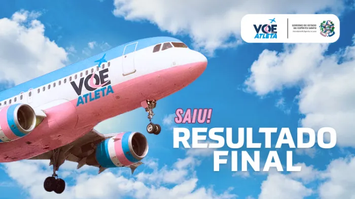 Sesport divulga resultado final do Voe Atleta 2026