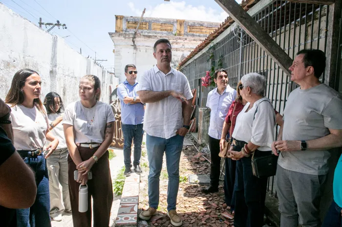 Secretários e empresários visitam futura sede da Casa Zero 83 no Centro Histórico de João Pessoa
