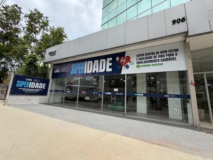 A unidade possui 600 metros quadrados de área construída e capacidade de atendimento para até 300 idosos por turno - Divulgação / Prefeitura do Rio