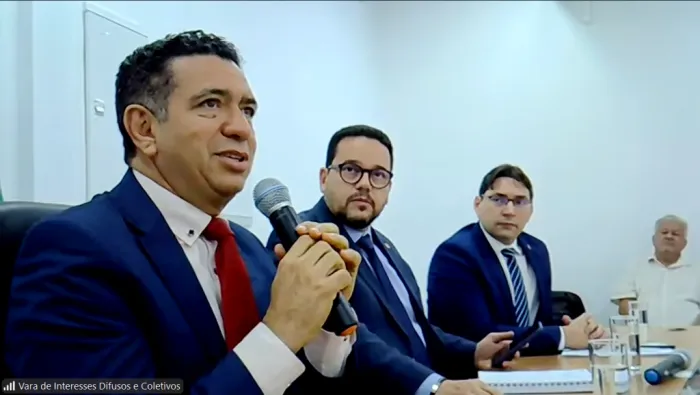 Audiência foi realizada no Fórum de Pinheiro