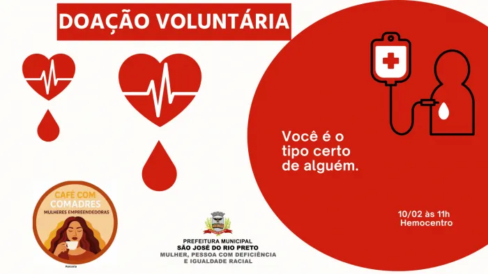 Campanha incentiva doação de sangue em Rio Preto