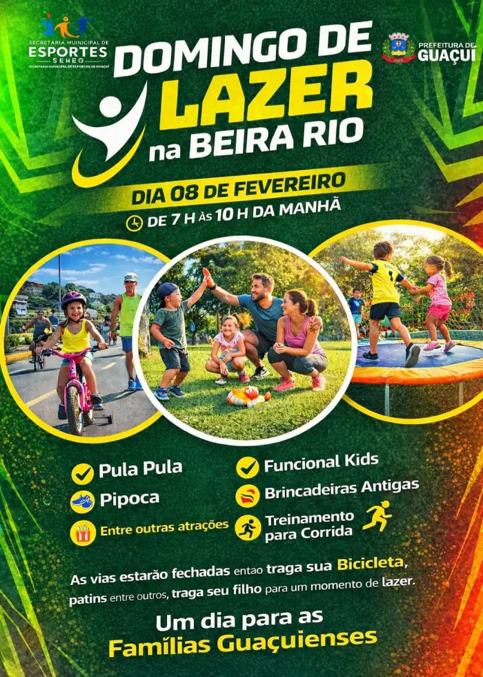 DOMINGO DE LAZER NA BEIRA RIO