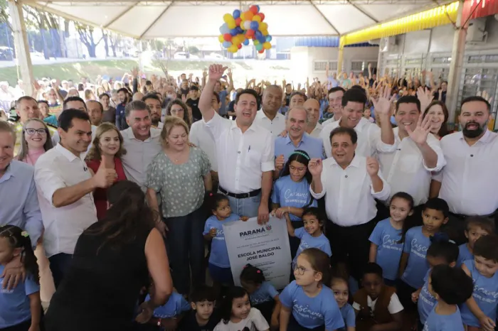 Com aporte de R$ 10 milhões do Estado, escola de Cascavel é inaugurada após reconstrução