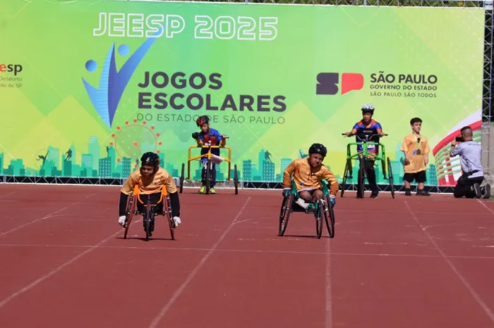 Iniciativa fortalece a inclusão esportiva e a valorização do potencial dos jovens atletas com deficiência Foto: Divulgação/Governo de SP