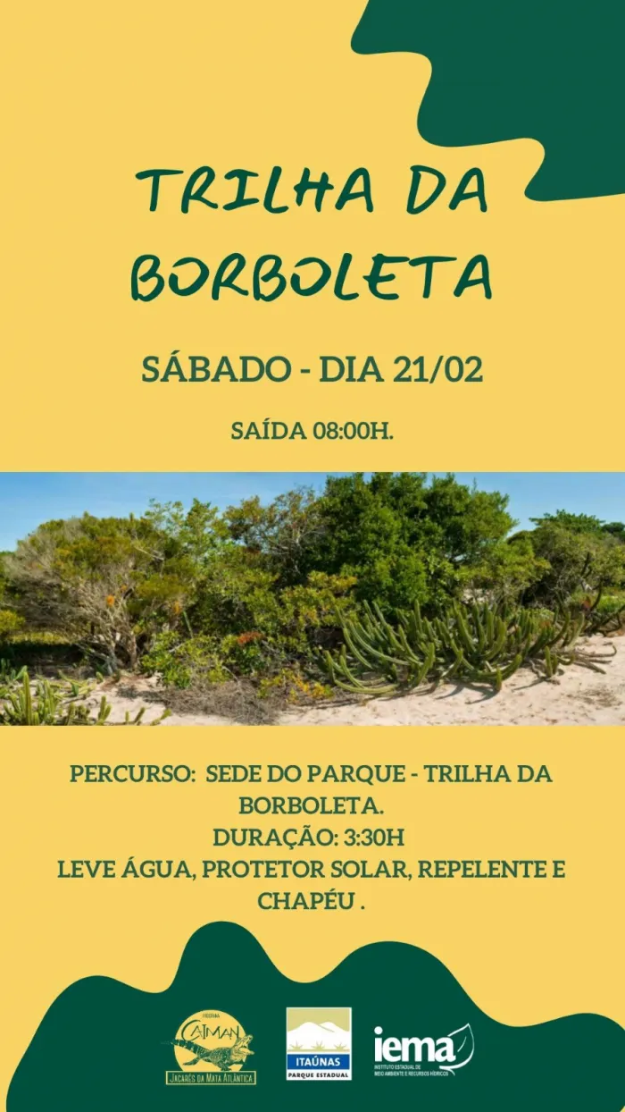 Parque Estadual Itaúnas promove trilha para mais uma atividade da Temporada de Verão 2026