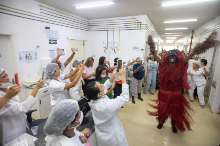 SES promove Bailinho da Amamentação na Maternidade de Alta Complexidade do Maranhão