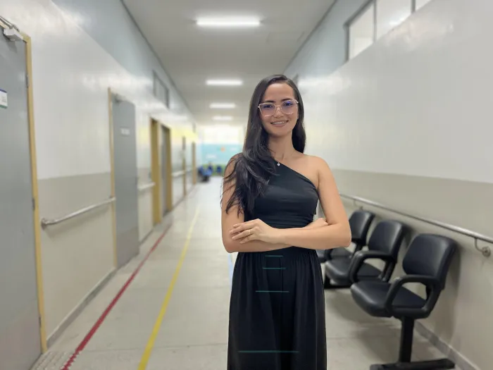 Rayanne Karoline da Silva Fradique já vivencia a ciência como parte da rotina acadêmica - Ascom Uncisal