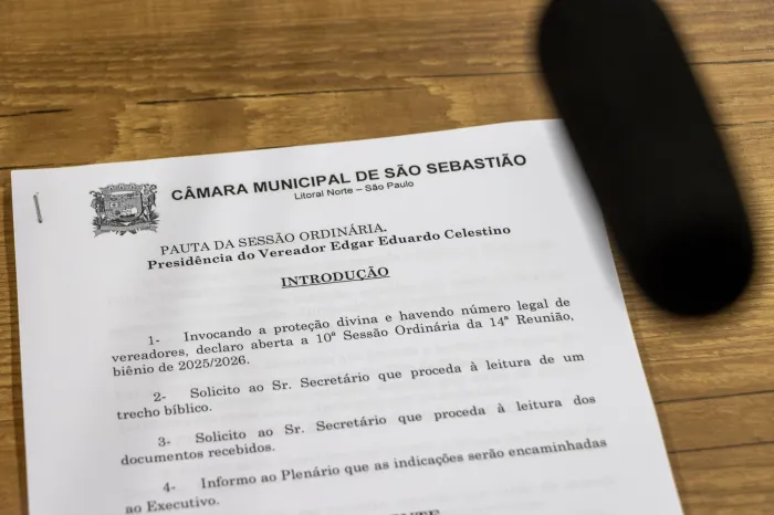 Câmara de São Sebastião realiza 3ª Sessão Ordinária nesta quinta-feira, às 18h