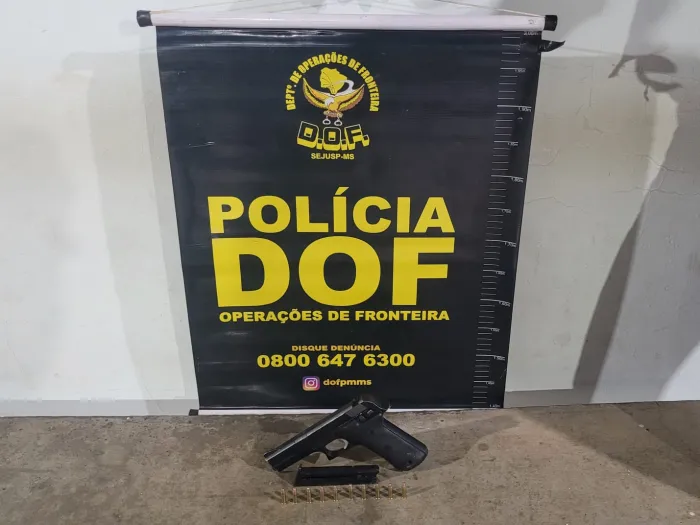 DOF prende trio com arma e carne bovina de abigeato em Corumbá